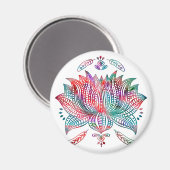 lotus magnet (Vorderseite/Rückseite)