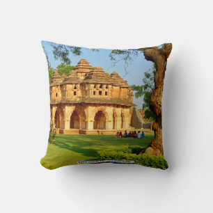 Lotus Mahal, Vijayanagara, Indien Kissen