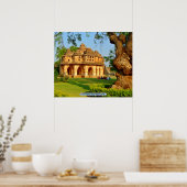 Lotus Mahal, Vijayanagara, Indien Poster (Küche)