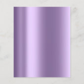 Lotus Makeup Beauty Salon Lashes Flyer Grau Lila (Hinten)