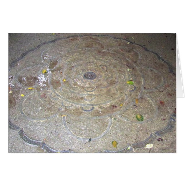 Lotus-Mandala an Fudō Tempel auf Mt. Kurama (Vorderseite (Horizontal))