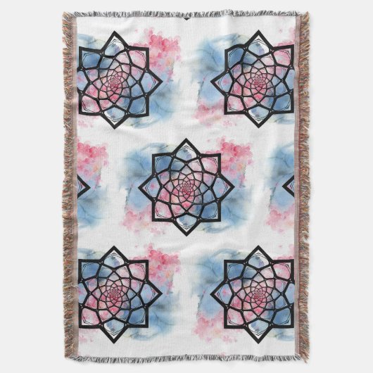 Lotus Mandala Decke (Vorderseite Vertikal)