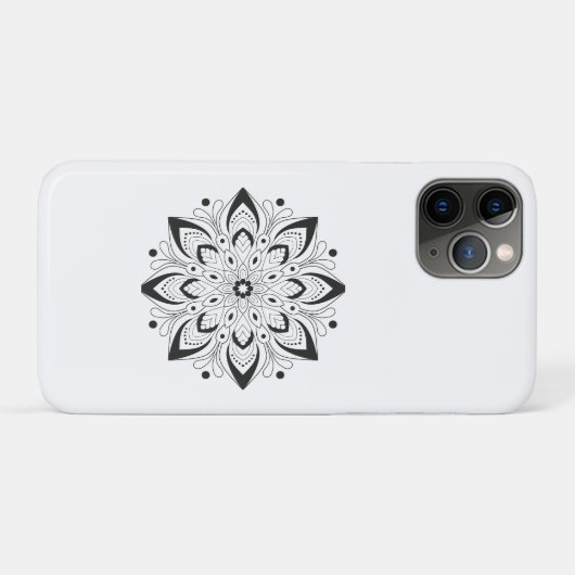 Lotus Mandala Design Case-Mate iPhone Hülle (Rückseite (Horizontal))