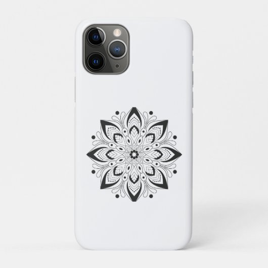 Lotus Mandala Design Case-Mate iPhone Hülle (Rückseite)