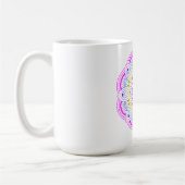 Lotus Mandala Design Kaffeetasse (Links)