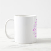 Lotus Mandala Design Kaffeetasse (Links)