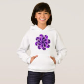 Lotus Mandala Design Women's Pullover Hoodie (Vorne ganz)