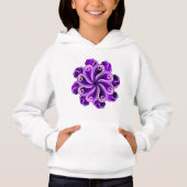 Lotus Mandala Design Women's Pullover Hoodie (Vorderseite)