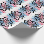 Lotus Mandala Geschenkpapier (Ecke)