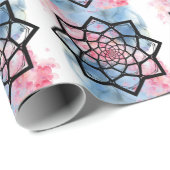 Lotus Mandala Geschenkpapier (Rolleneckpunkt)