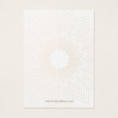 Lotus Mandala Jewelier Designer Earring Display (Rückseite)