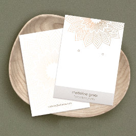 Lotus Mandala Jewelier Designer Earring Display