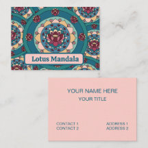 Lotus-Mandala Lotus-Blumen-Yoga-Lehrer