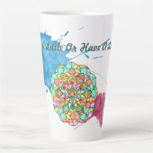 Lotus Mandala Milchtasse (Vorderseite)