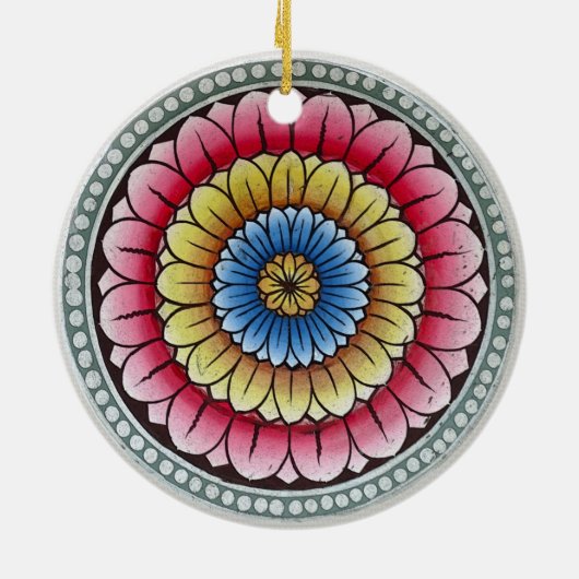 Lotus Mandala Ornament (Hinten)
