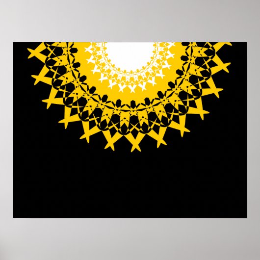 Lotus Mandala Poster (Vorne)