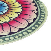 Lotus Mandala Schneidebrett (Ecke)