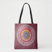 Lotus Mandala Tasche (Vorderseite)