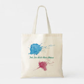 Lotus Mandala Tragetasche (Rückseite)