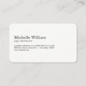 Lotus Mandala und Marmor Visitenkarte (Rückseite)