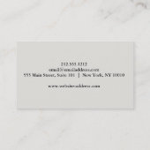 Lotus Mandala Yoga Visitenkarte (Rückseite)