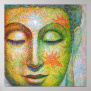 Lotus Meditation Buddha spirituelle Kunst Plakatdr Poster