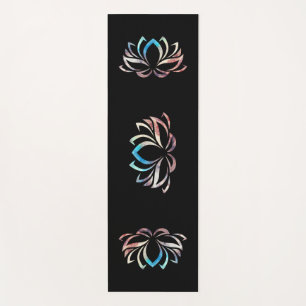 Lotus mit künstlerischem Farbverlauf Yogamatte