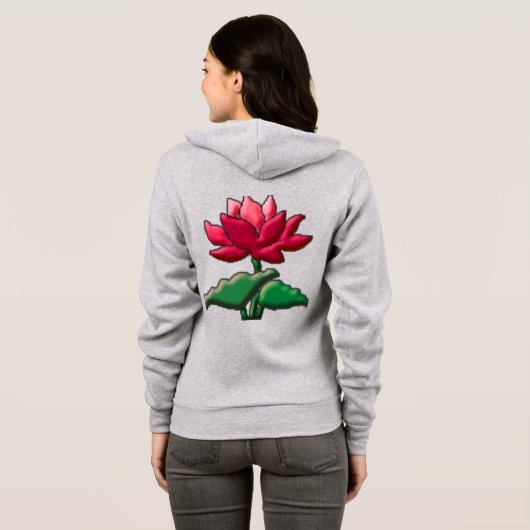 Lotus Mod hoodie (Schwarz voll)