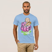 Lotus Monk Meditation T-Shirt (Vorne ganz)