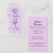 ** Lotus Moon - Energie-Heiler Yoga Reiki Visitenkarte (Vorne/Hinten)