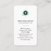 *~* Lotus Moon to Nirvana Heiliges Symbol Visitenkarte (Rückseite)