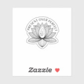 Lotus Mother Child Present Mantra Art Aufkleber (Blatt)