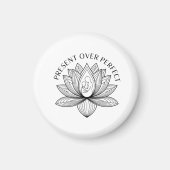Lotus Mother Child Present Mantra Art Magnet (Vorne)