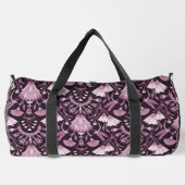 Lotus motif-Muster Duffle Bag (Rückseite)