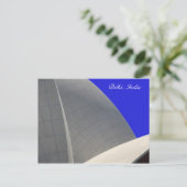 Lotus-Muschel Postkarte (Stehend Vorderseite)