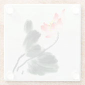 Lotus Museo Cantonale d'Arte Glasuntersetzer (Rückseite)