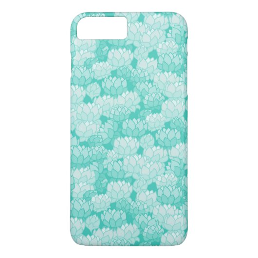 Lotus-Muster 2 Case-Mate iPhone Hülle (Rückseite)