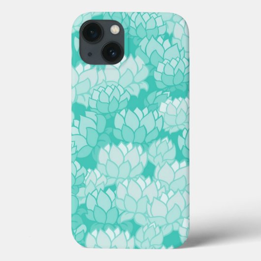 Lotus-Muster 2 Case-Mate iPhone Hülle (Rückseite)