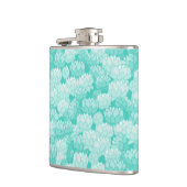 Lotus-Muster 2 Flachmann (Links)