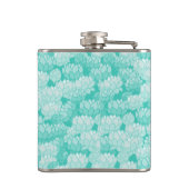 Lotus-Muster 2 Flachmann (Rückseite)