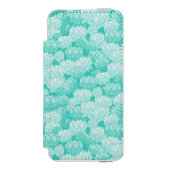 Lotus-Muster 2 Incipio iPhone Geldbeutel-Hülle (Folio Vorderseite)