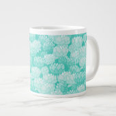 Lotus-Muster 2 Jumbo-Tasse (Vorderseite Rechts)