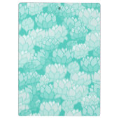 Lotus-Muster 2 Klemmbrett (Rückseite)