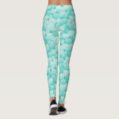 Lotus-Muster 2 Leggings (Rückseite)