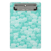 Lotus-Muster 2 Mini Klemmbrett (Vorderseite)