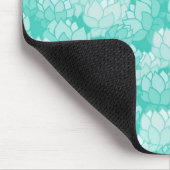 Lotus-Muster 2 Mousepad (Ecke)