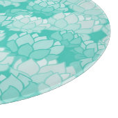 Lotus-Muster 2 Schneidebrett (Ecke)