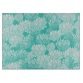 Lotus-Muster 2 Schneidebrett (Vorderseite)