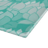 Lotus-Muster 2 Schneidebrett (Ecke)