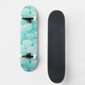 Lotus-Muster 2 Skateboard (Vorderseite)